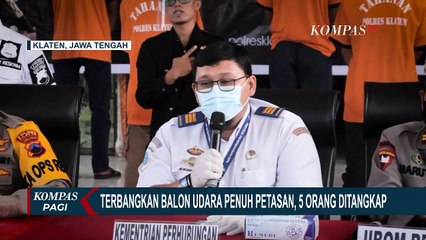 5 Orang Ditangkap Karena Terbangkan Balon Udara Penuh Petasan