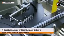 El Gobierno nacional distribuye 494.400 Sputnik V Misiones recibe 13.800 dosis del primer componente