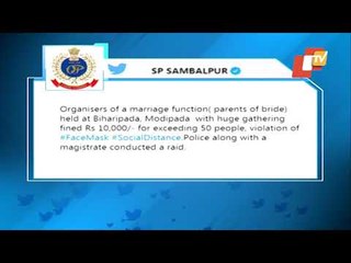 Bride's Parents Fined Rs 10,000 For Flouting Covid-19 Norms In Sambalpur