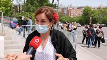 Mónica García reivindica la jornada de 32 horas y la transición ecológica por San Isidro