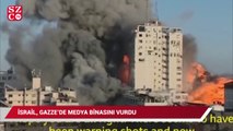 İsrail savaş uçakları Gazze'de medya binasını vurdu
