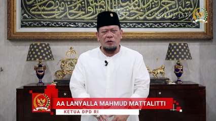 Ucapan Idulfitri dari Ketua DPD Aa Lanyalla Mahmud Mattalitti