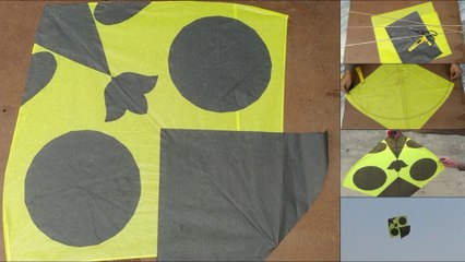 1 TAWA KITE MAKING AT HOME - tawa kite banane ka tarika - diy craft