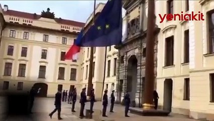 Haçlı zihniyeti yeniden hortladı! AB bayrağı yerine İsrail bayrağı açtılar