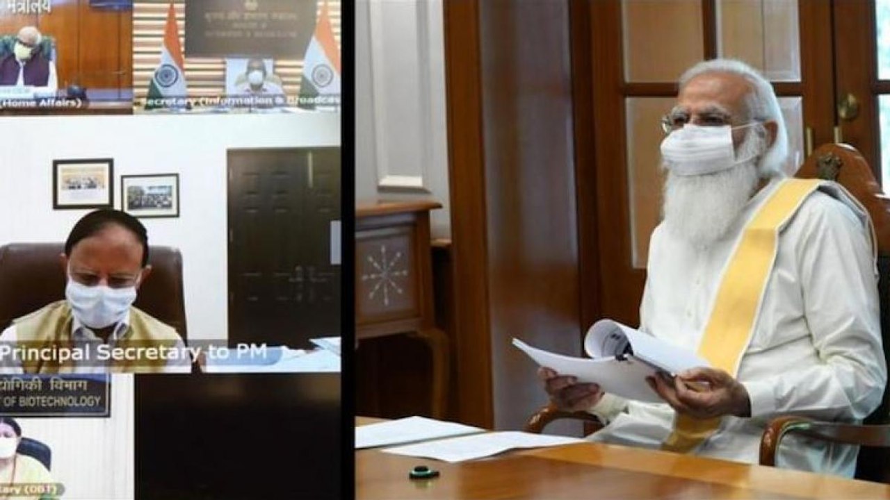 PM Modi reviews Covid situation, here's what he said
