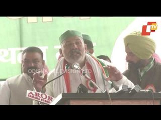 Farmer Leader Rakesh Tikait Addresses Mahapanchayat At Kurukshetra