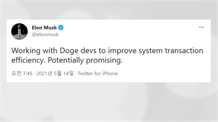 널뛰는 도지코인...머스크 트윗에 40% 급등 / YTN