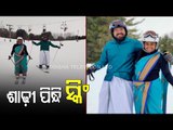 VIRAL | Indian Couple Skiing In Saree & Dhoti In The US