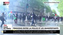Manif pro-palestinienne interdite à Paris : Plusieurs incidents avec des centaines de jeunes qui affrontent les forces de l'ordre dans plusieurs rues du XVIIIe