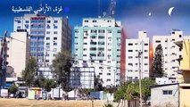 انهيار مبنى في غزّة يضم مقرّي الجزيرة القطرية ووكالة اسوشييتد برس في قصف إسرائيلي
