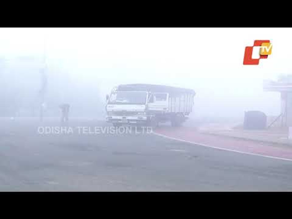 Dense Fog Envelops Twin Cities In Odisha
