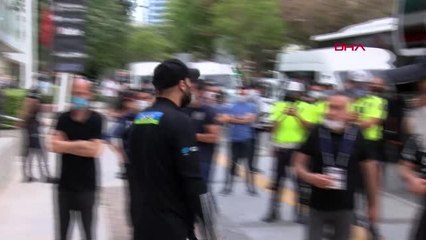 SPOR Beşiktaş kafilesi stada hareket etti