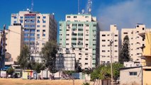 Raketenangriff auf Hochhaus in Gaza