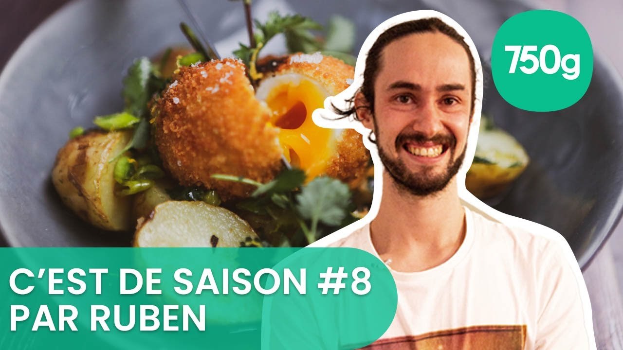 Recettes du virgin mojito glacé et salade de pommes de terre et oeuf mollet frit par Ruben - 750g
