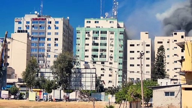 Израиль разрушил здание иностранных корпунктов в Газе