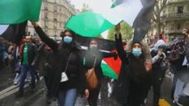 Manifestaciones en apoyo de Palestina recorren capitales europeas