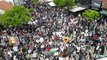 NOVİ PAZAR - Sırbistan'ın Novi Pazar kentinde Filistin'e destek yürüyüşü düzenlendi