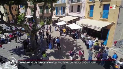 Pont de l'Ascension : Collioure reprend des couleurs grâce aux touristes