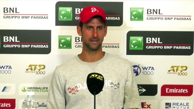 ATP - Rome 2021 - Novak Djokovic : Hopefully I'll have fresh legs because that's what I definitely will need. It's necessary in order to have a chance against Rafa Nadal
