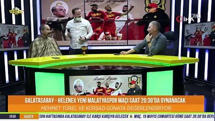 ‘Yeni Malatyaspor Lig’de kalsın bıyığımı keserim’ diyen yorumcu canlı yayında bıyığını kesti
