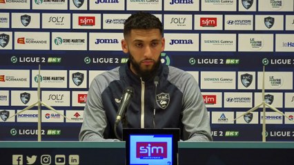 Après HAC - Troyes (3-2), réactions de Nabil Alioui