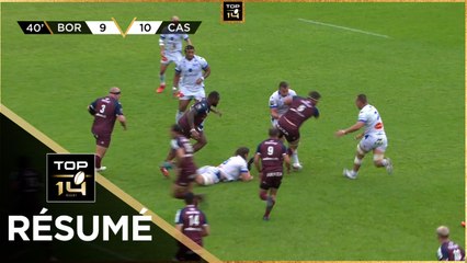 TOP 14 - Résumé Union Bordeaux-Bègles-Castres Olympique: 20-16 - J24 - Saison 2020/2021