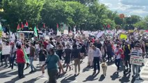 (WASHİNGTON)- Washington'dan Filistin'e destek gösterisi