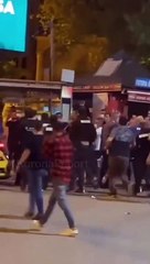 Şampiyonluk kutlaması yapan taraftarları dağıtmak isteyen bekçiler havaya ateş açtı
