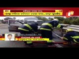 WATCH Moving Car Catches Fire Near Batamangala In Puri