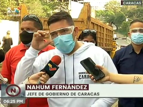 Gobierno de Caracas realiza jornada de asfaltado en sector El Manicomio