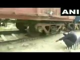 Woman Lies Under Moving Train To Save Herself From Being Run Over In Rohtak