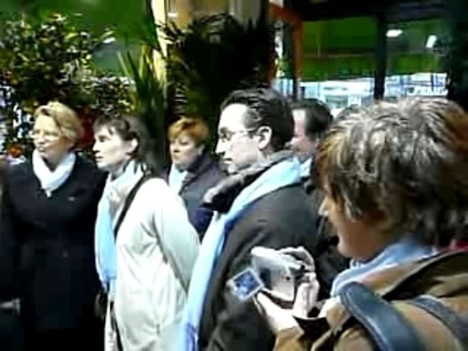 Avec MAM et Marie-Claire chez le fleuriste