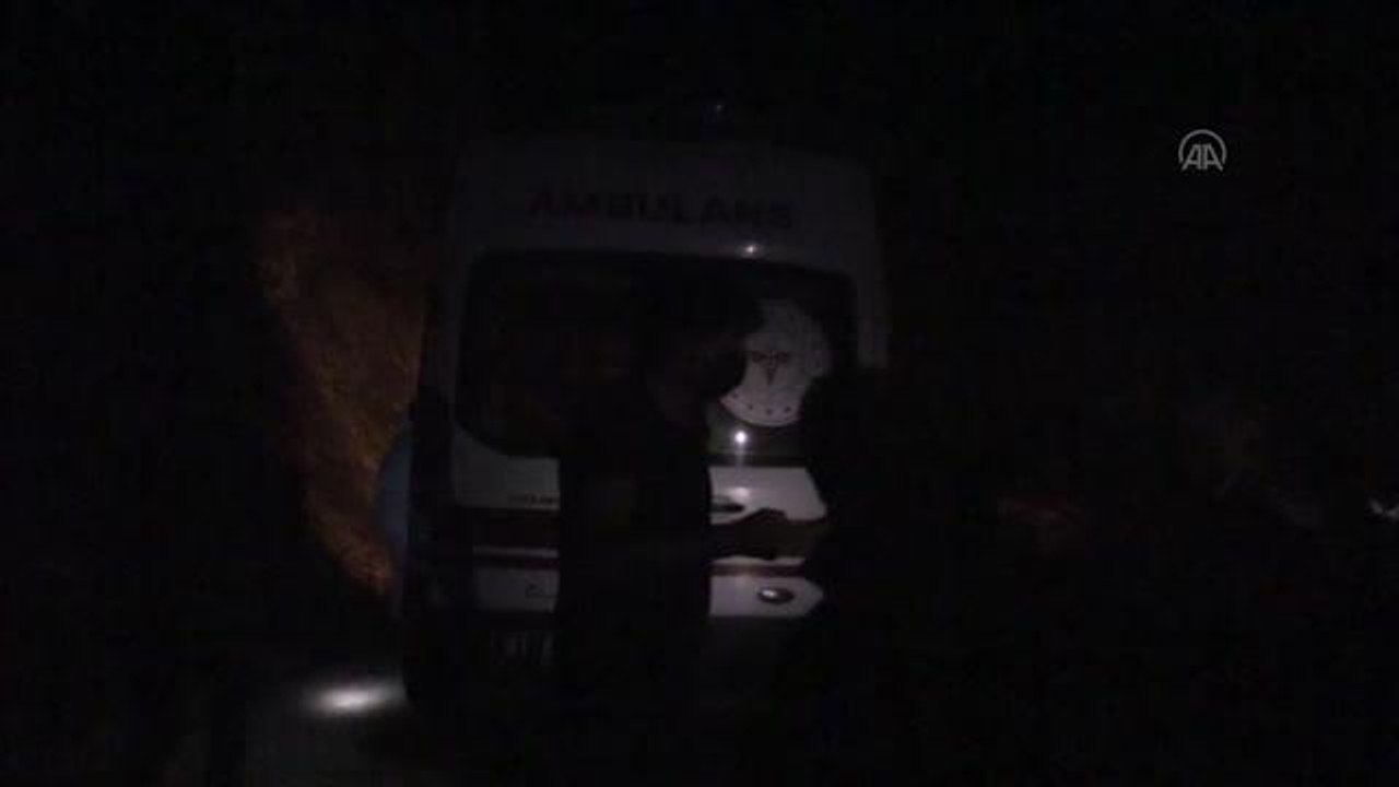 Arı kovanı yüklü kamyon uçuruma devrildi: 3 yaralı