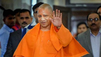 CM Yogi in Noida today to monitor the corona situation