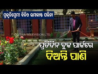 Special Story | Tree Loving BDO Turns Block Office Into Beautiful Garden-OTV Report From Jajpur