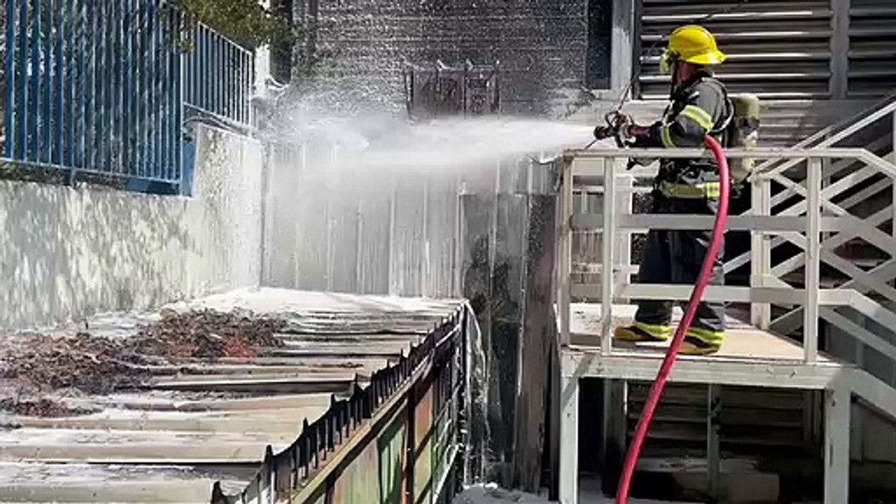 שריפה בבית הספר גולדווטר באילת