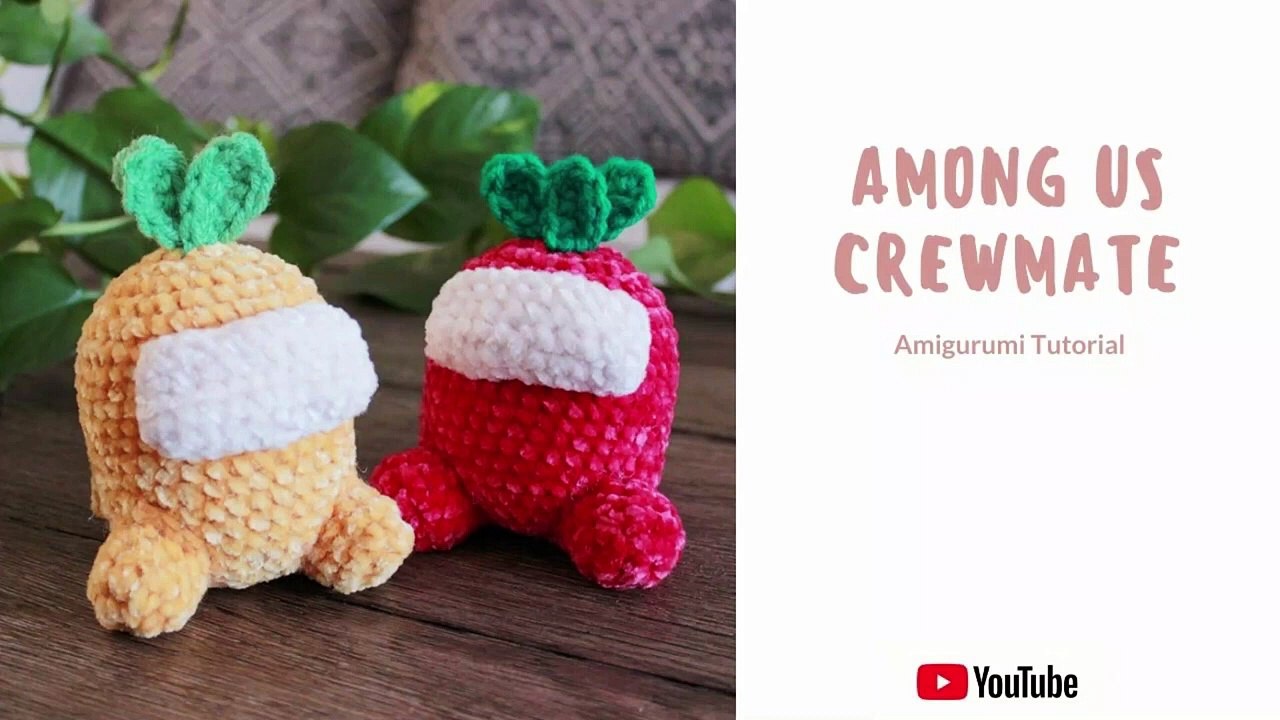 Among Us Crewmate Amigurumi Tutorial -How To Make Amigurumi.
