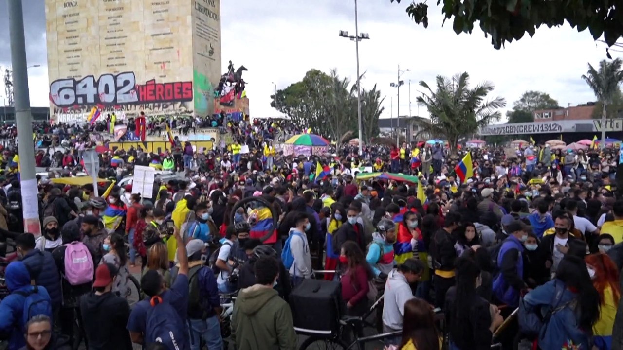 Wieder Massenprotest in Kolumbien: "Wir haben es satt!"