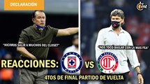 Reacciones: Cruz Azul vs Toluca | Cuartos de Final del Guard1anes 2021