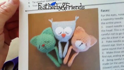 Embroidering A Sleepy Face On Amigurumi - Crochet Tutorial