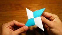 How To Make A Paper Ninja Star (Shuriken) - Origami | Remake