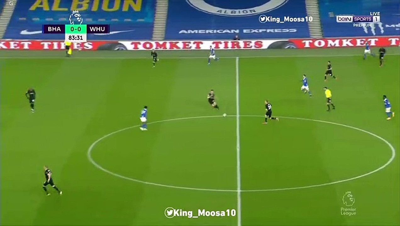 برايتون 1 × 1 وست هام | اهداف اللقااااء ⚽ "