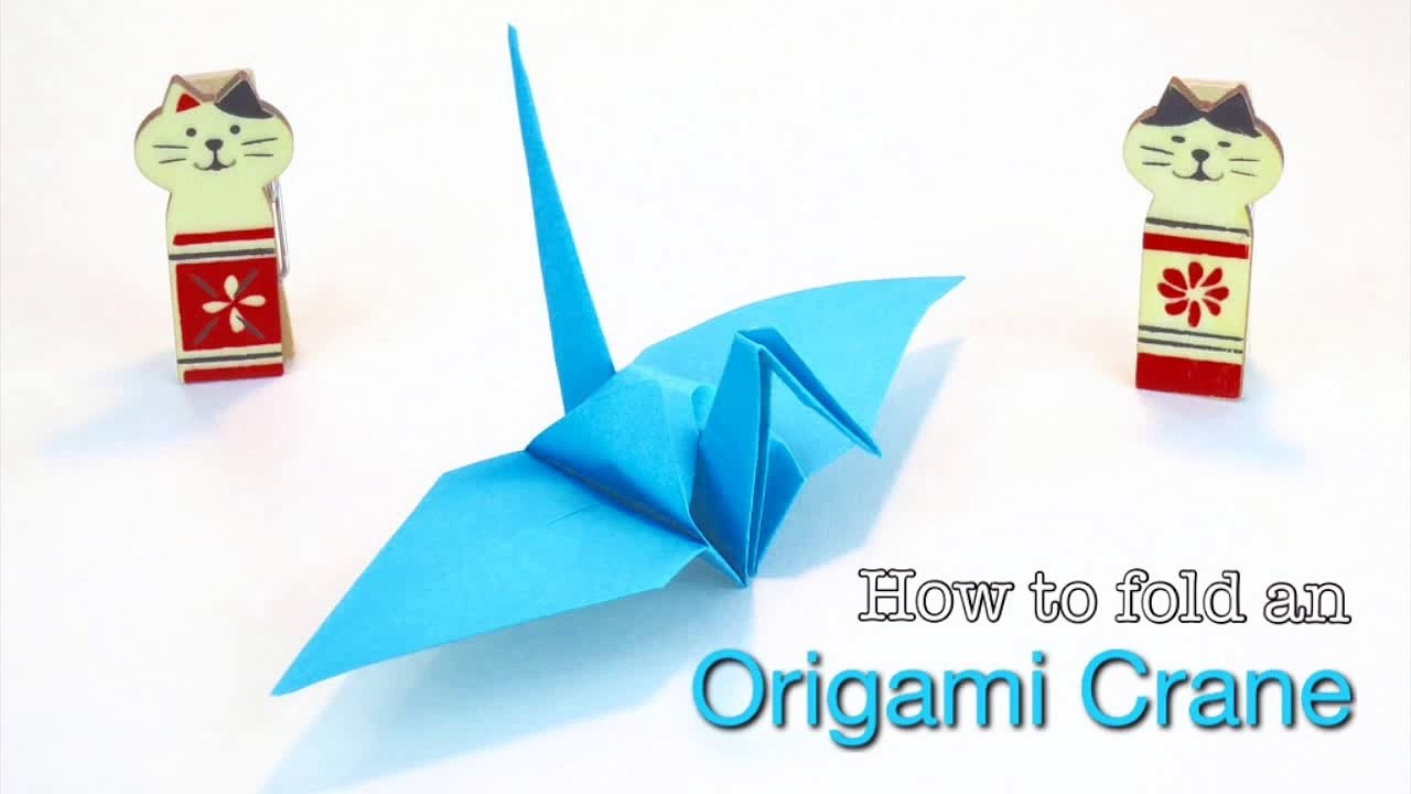 Paper Crane How To Make A Paper Crane. Easy Origami Crane Tutorial