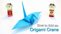 Paper Crane: How To Make A Paper Crane. Easy Origami Crane Tutorial.
