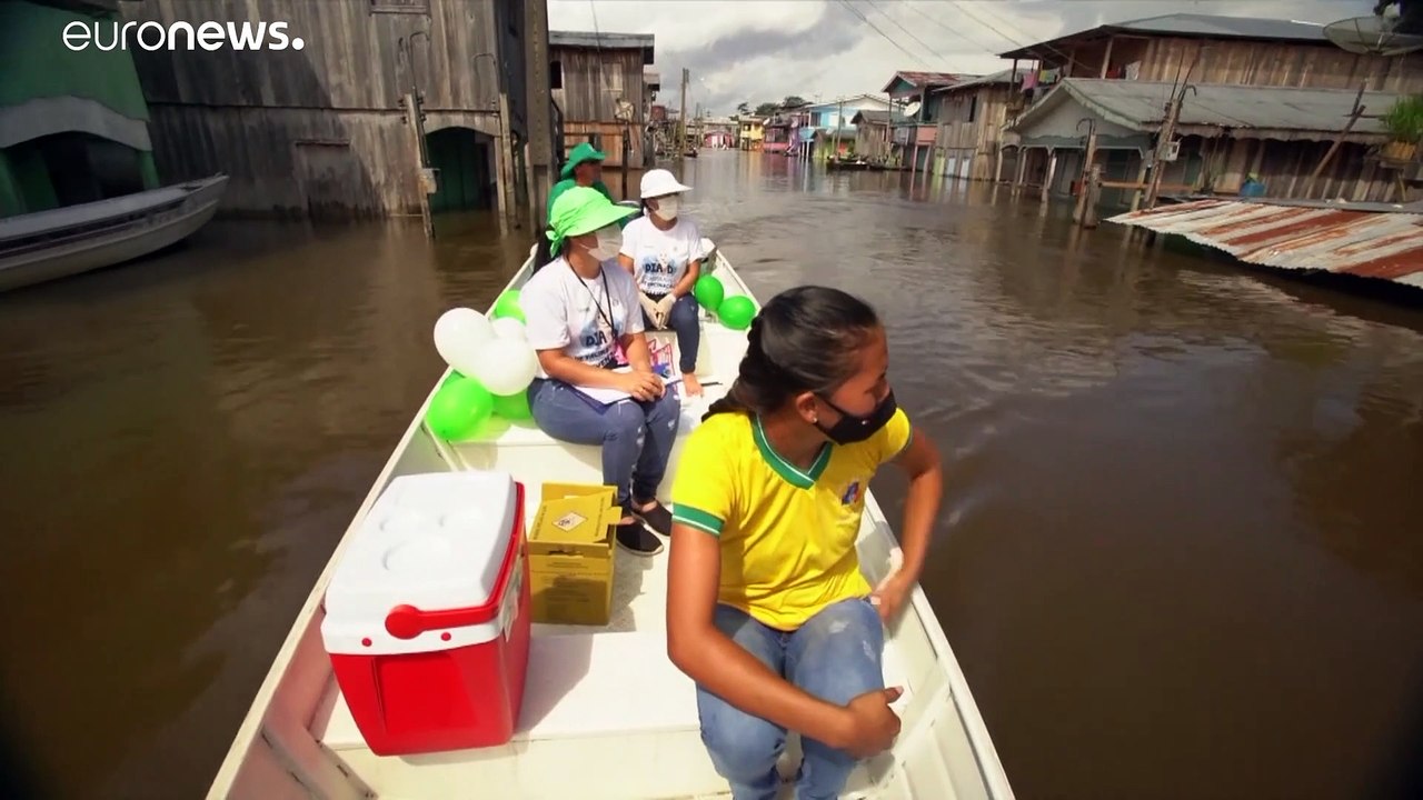 Wie in Brasilien trotz Amazonas-Hochwasser geimpft wird