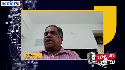 S Kumar Performing at Seniors Have Talent | Season Four Round B | Singing Contest