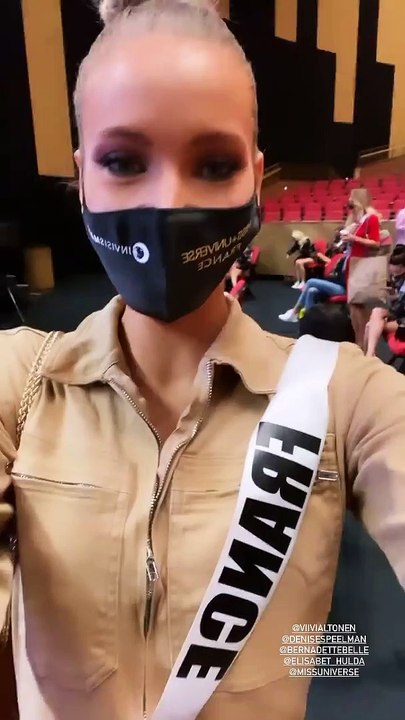 Amandine Petit, Miss France 2021 se prépare à l...