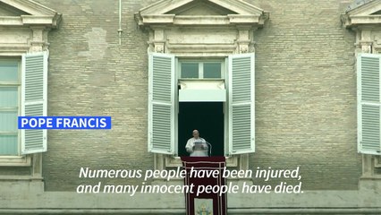 Pope Francis calls for an end to fighting in Israel and Gaza