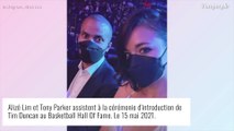 Alizé Lim décolletée avec Tony Parker : apparition glamour pour un évènement basket