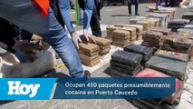 Ocupan 450 paquetes presumiblemente cocaína en Puerto Caucedo